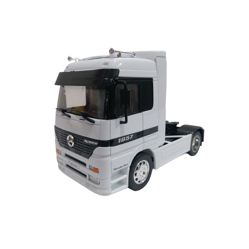 WELLY - Camion Mercedes Benz actros blanco escala 1.32