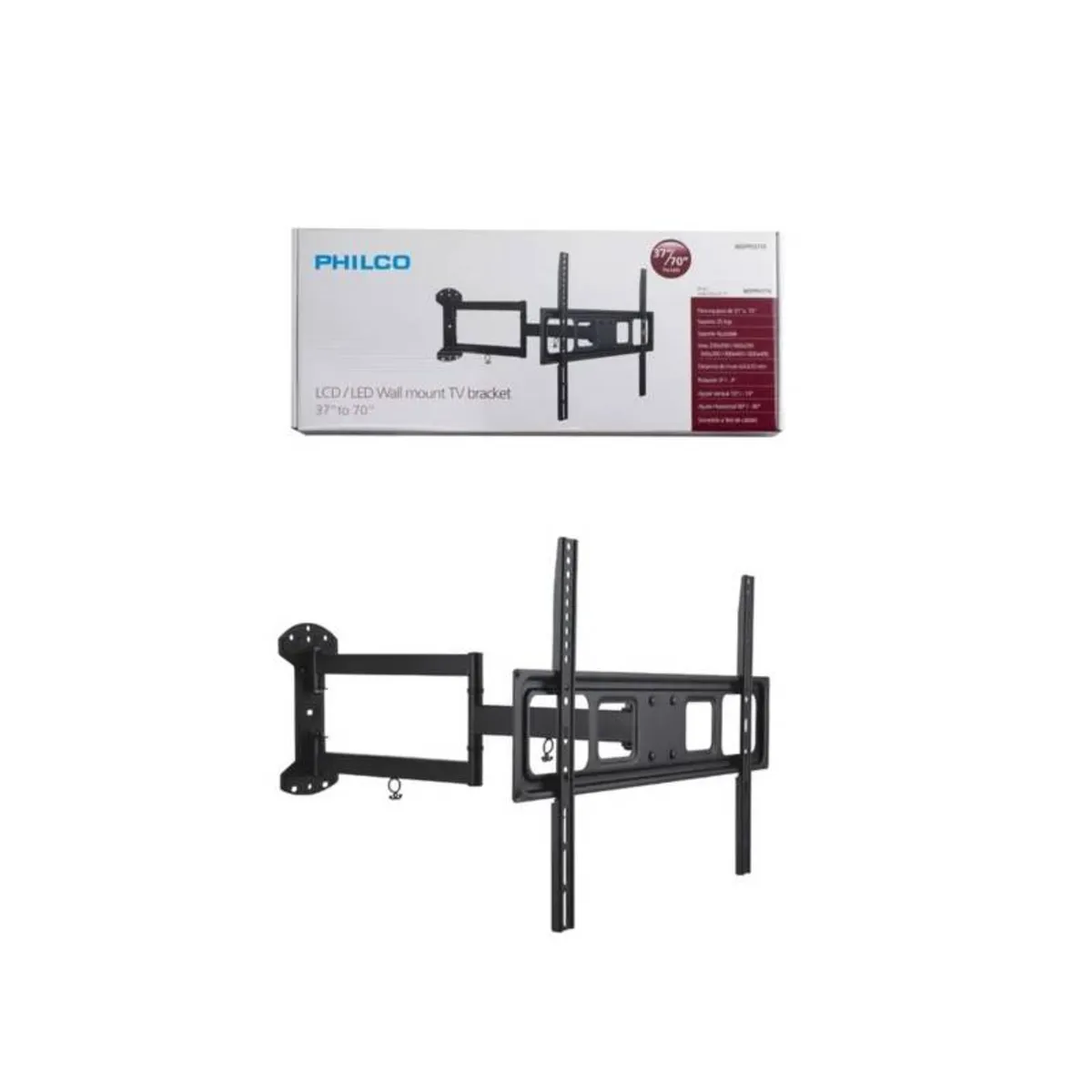 PHILCO - SOPORTE LCD - LED PARA 37 A 70 PULGADAS CON 3 ARTICULACIONES
