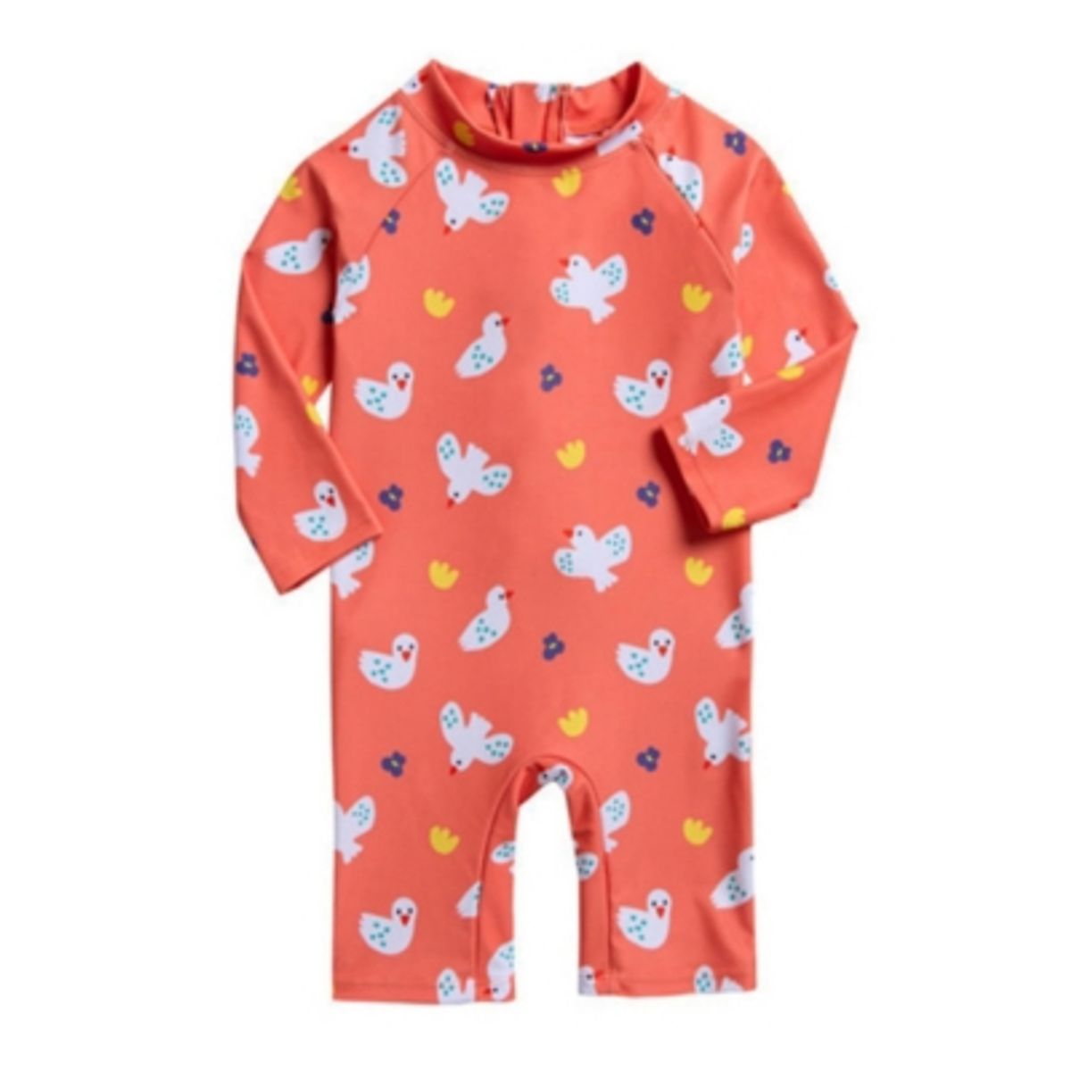 JUMP KIDS - Traje de Baño Enterito Manga Larga Niño Jump Kids Naranja