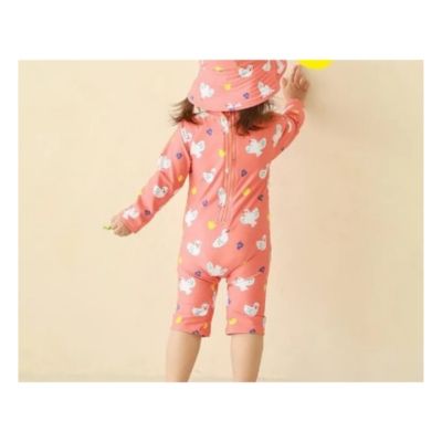 Imagen 2 del producto Traje de Baño Enterito Manga Larga Niño Naranja