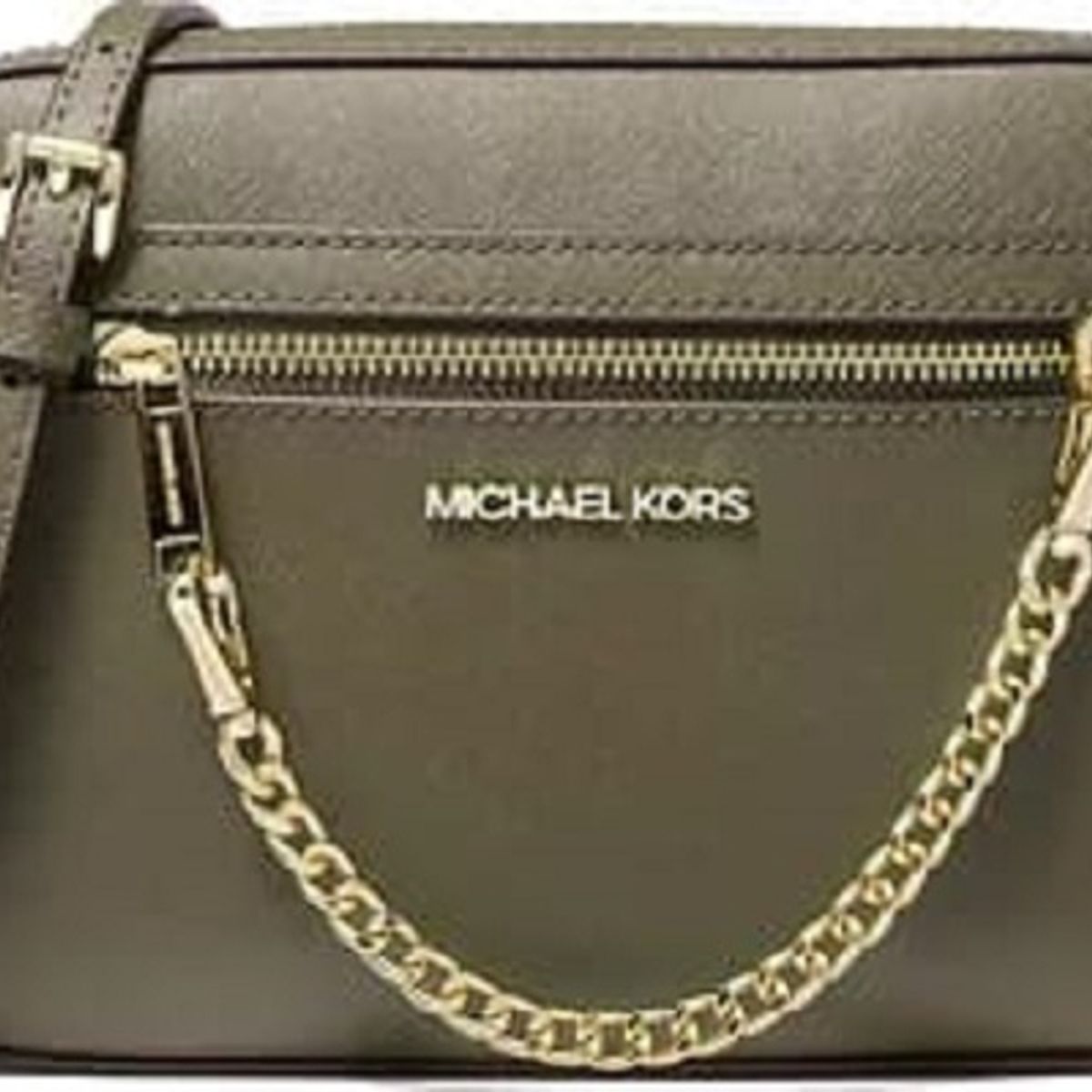 MICHAEL KORS - Michael Kors Crossbody Jet Set Item verde oliva