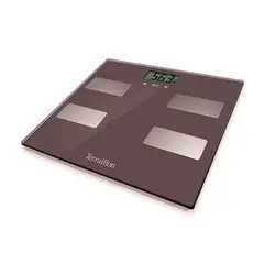 TERRAILLON - PESA DE BAÑO DIGITAL MEDICION DE GRASSA SCAN CHESTNUT