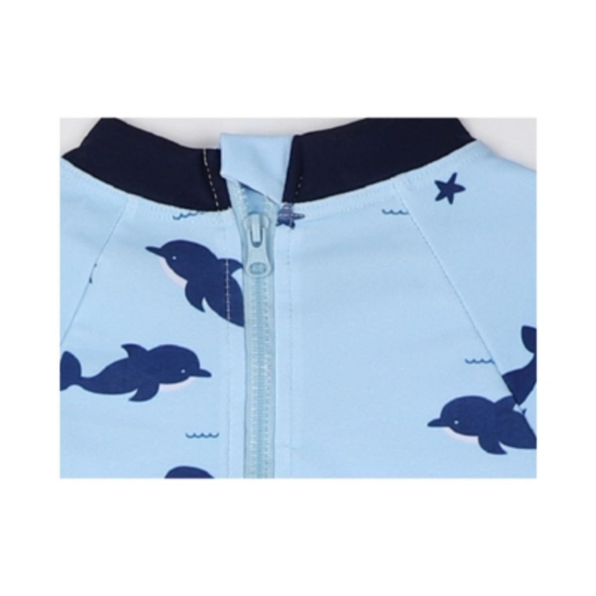 JUMP KIDS - Traje de Baño Enterito Manga Larga Niño Jump Kids Delfines.