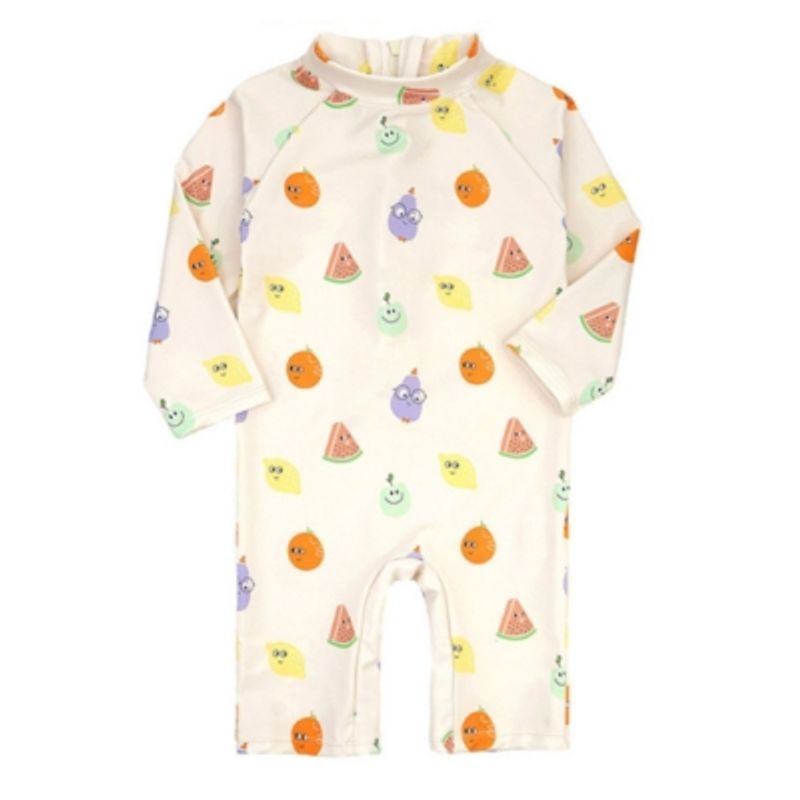 JUMP KIDS - Traje de Baño Enterito Manga Larga Niño Jump Kids Frutas.