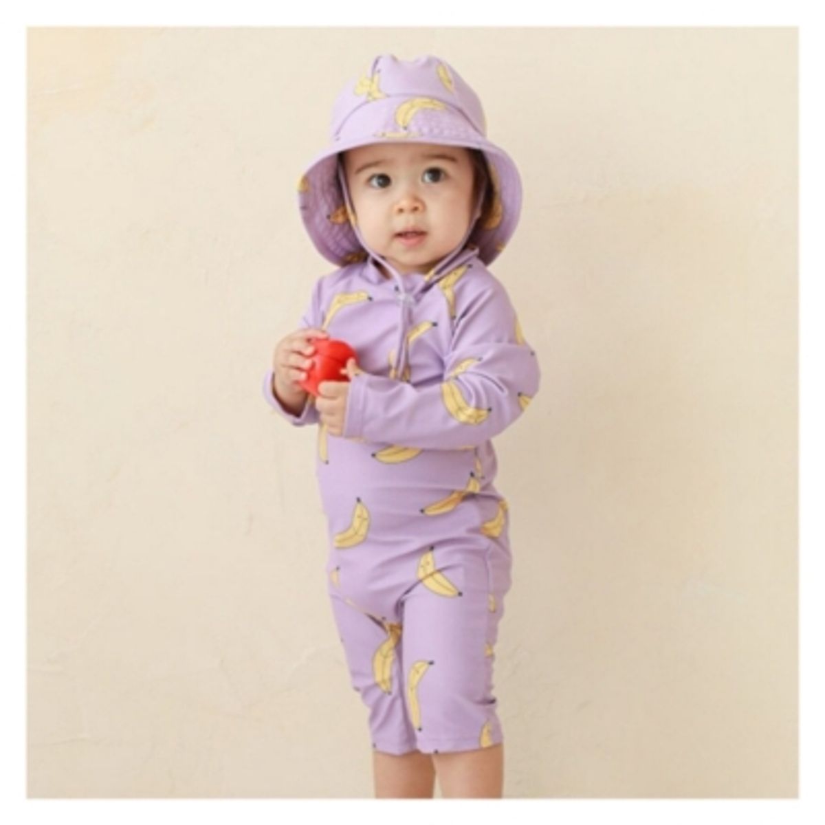 JUMP KIDS - Traje de Baño Enterito Manga Larga Niño Jump Kids Lila.