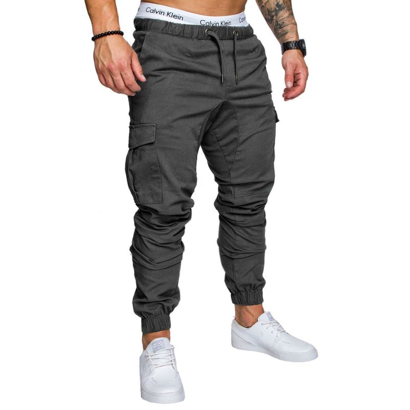 EDWINAYY - Pantalón Jogger De Varios Bolsillos Para Hombre