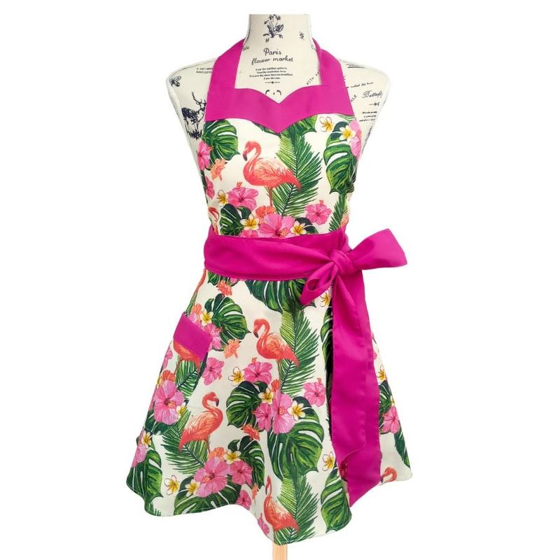 GENERICO - Delantal de cocina Mujer Modelo Magnolia animal print