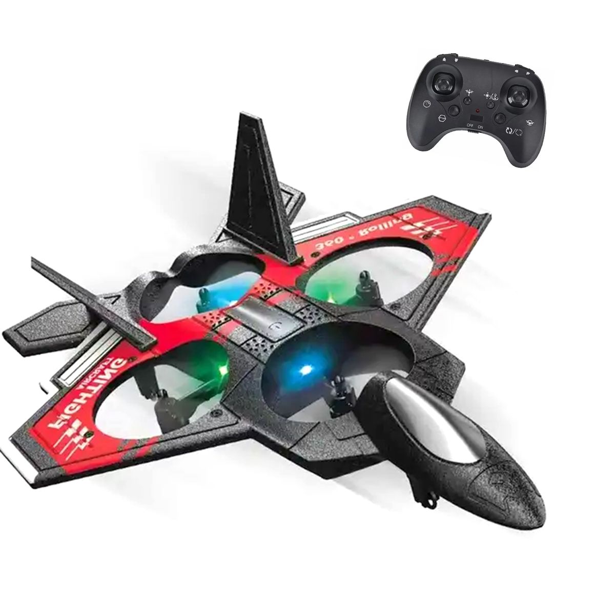 MUNDO ONLINE - Juguete Avión a Control Remoto Rojo