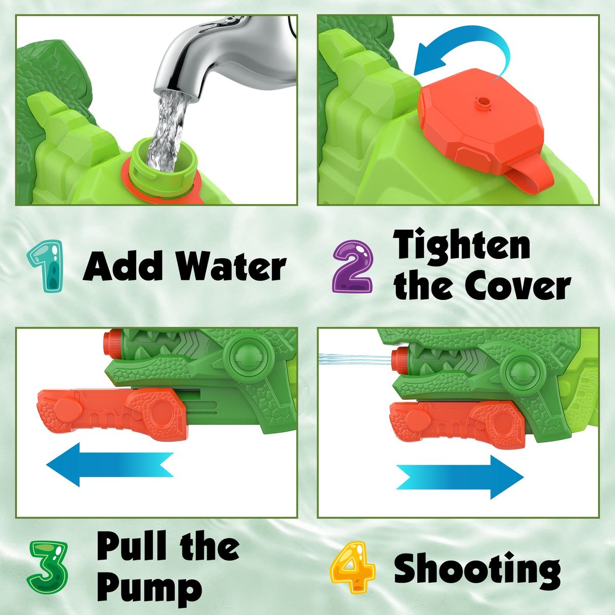 VATYERTY - Pistola de Agua Juguete Pistolas de Agua Niños