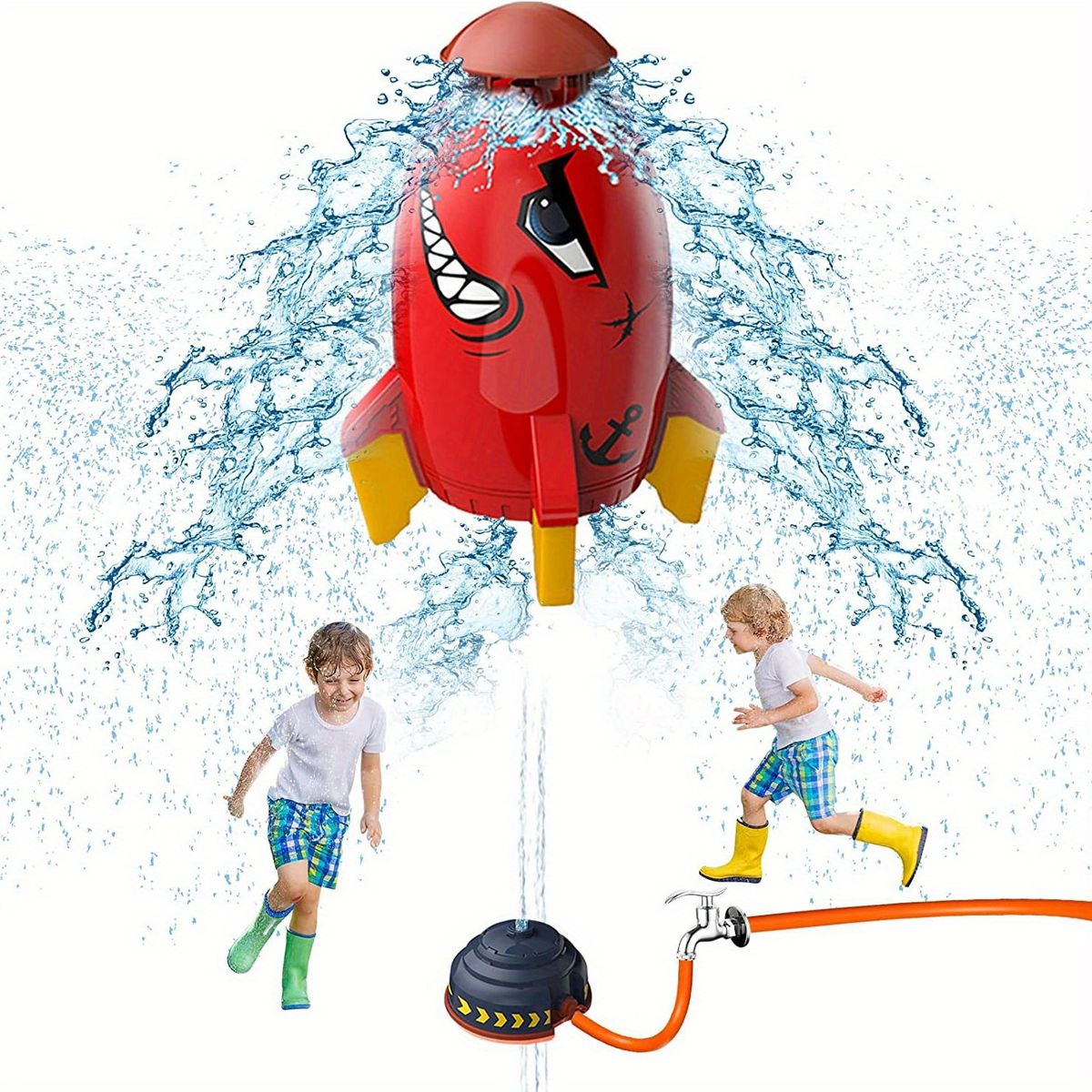 VATYERTY - Inicie la diversión del verano con el aspersor de agua suspendido Rocket