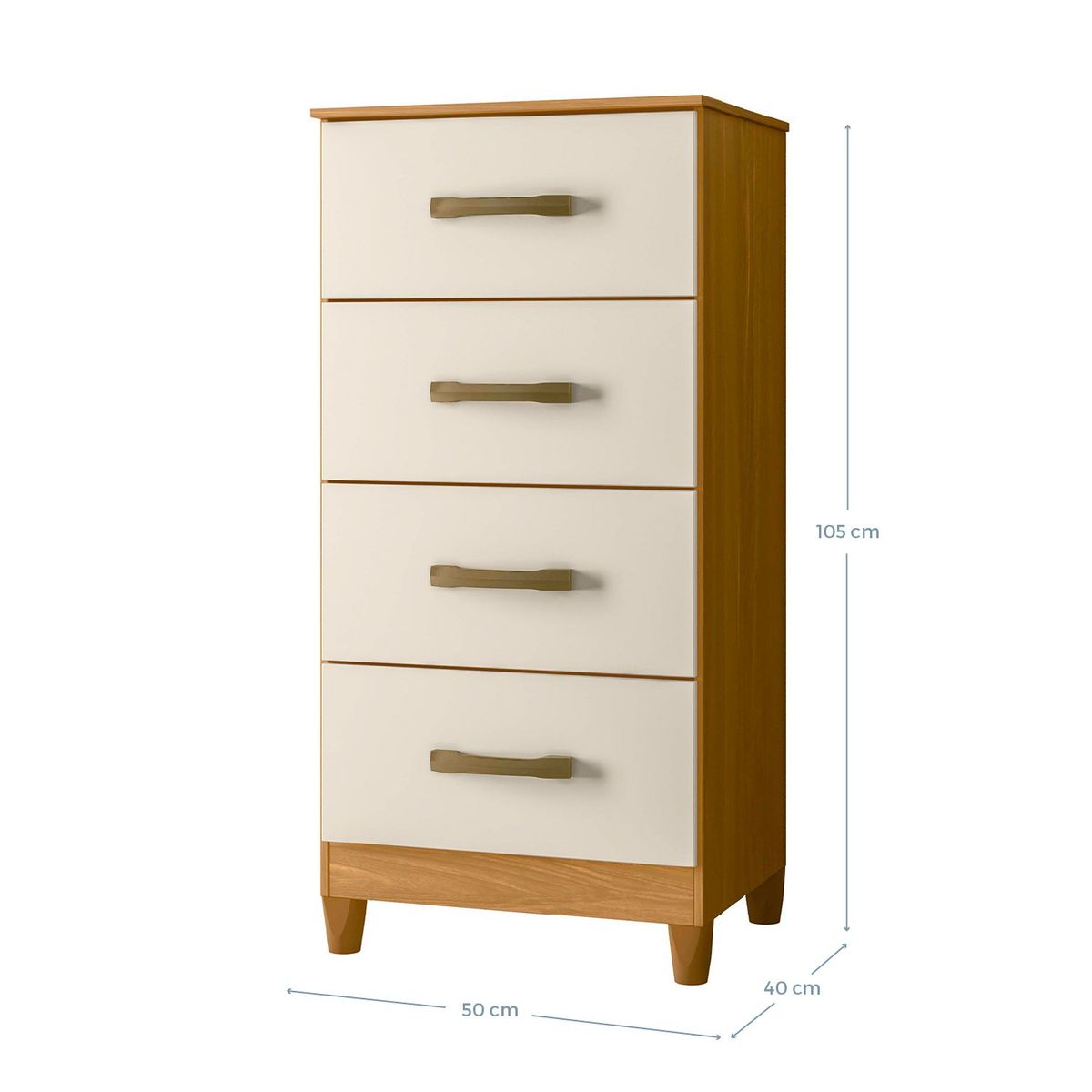 VEKKAHOME - COMBO CLOSET 4P+COMODA 4C CARV (271002+276017