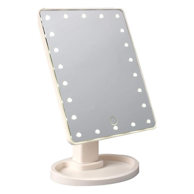 GENERICO - Espejo de Maquillaje 360° con 22 luces LED