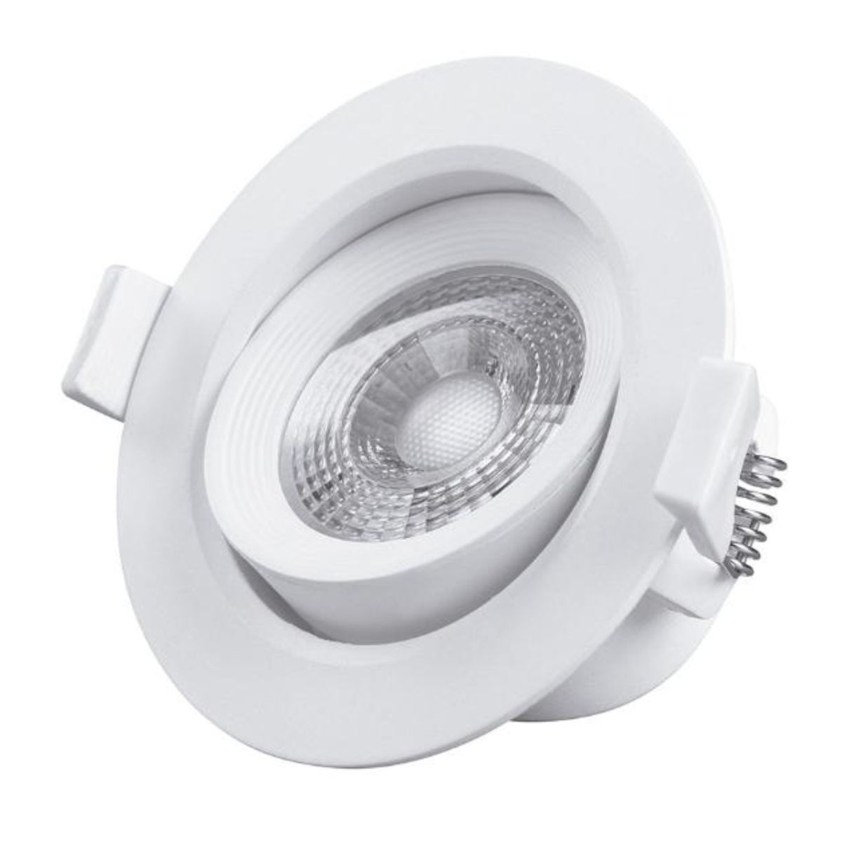 GENERICO - Foco Spot Embutido Redondo Blanco 6.5w Techo Want Pack 3 Und luz fria