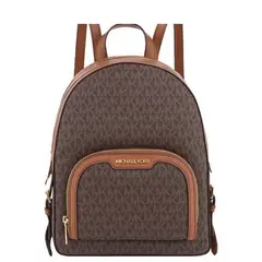 MICHAEL KORS - Mochila Jaycee MD Pkt Monograma cafe
