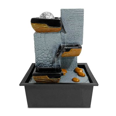 Imagen 2 del producto Fuente de Agua Tronco Multi Cascada 3 Niveles con Iluminación LED