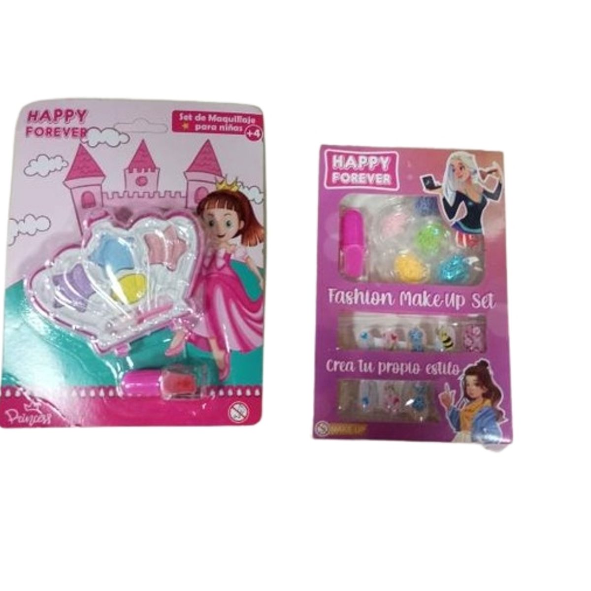 GENERICO - Pack 2 Sets Maquillaje + Pintura De Uñas