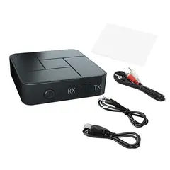 GENERICO - Adaptador Receptor de Audio con Bluetooth 5.0 + Cable 3.5mm y RCA