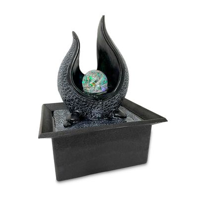 Imagen 2 del producto Fuente de aAgua Cascada Interior de Cristal con Iluminación LED