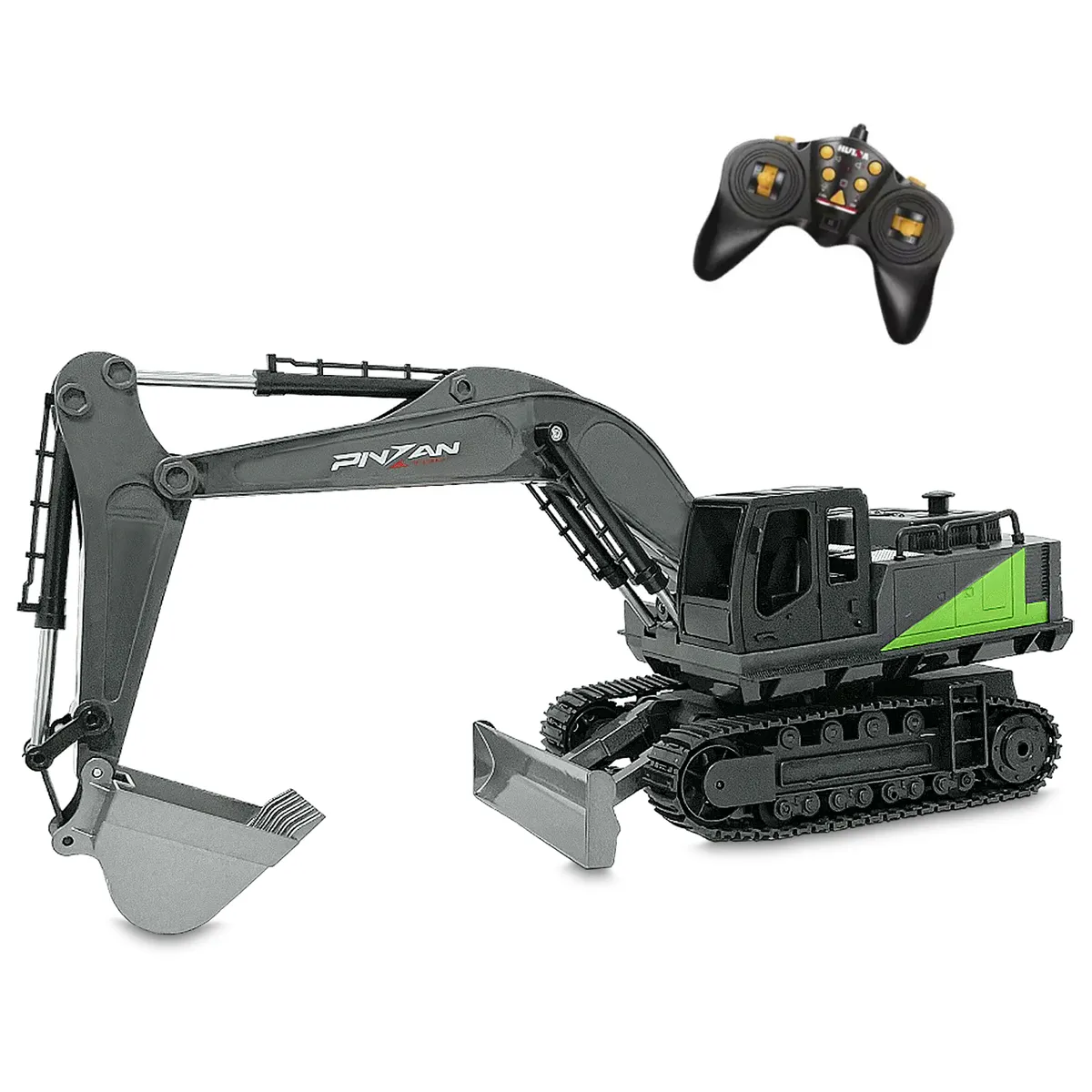 MUNDO ONLINE - Excavadora de Aleación a Control Remoto Modelo 5018 Verde