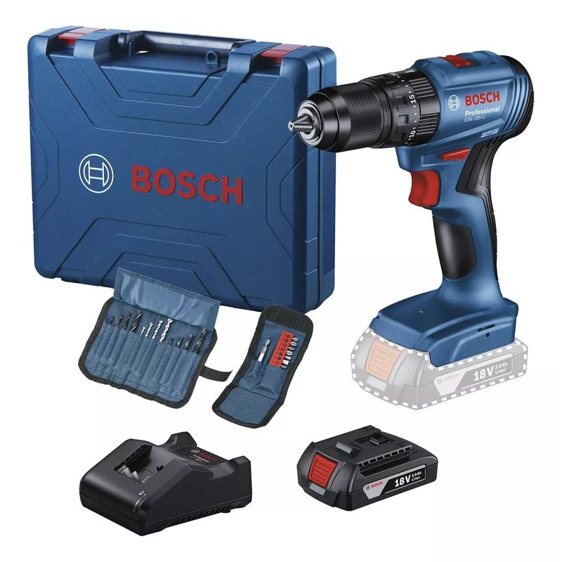 BOSCH - Taladro Percutor 18V Bosch GSB 185-LI - 1 Batería
