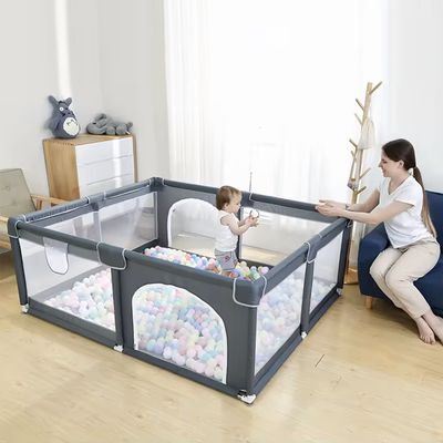 Imagen 2 del producto Corral de Seguridad Bebe 120cm Cuadrado Gris