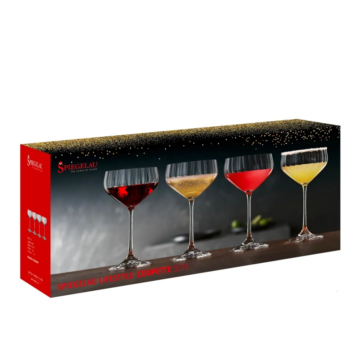 SPIEGELAU - Set 4 Copas Lifestyle Coupette