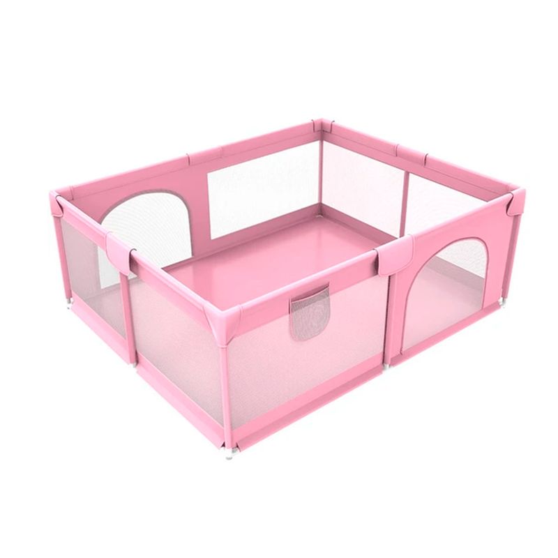 MUNDO ONLINE - Corral de Seguridad Bebe 180cm Rectangular Rosado