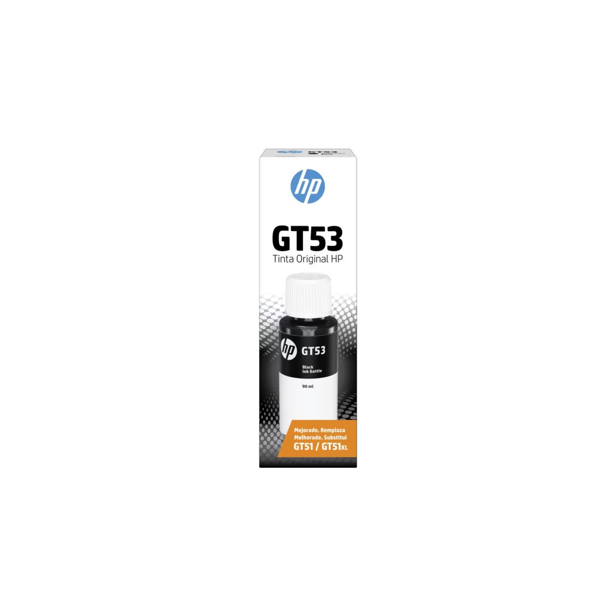 HP - Botella de Tinta HP GT53 Negro Original 90 ml HP