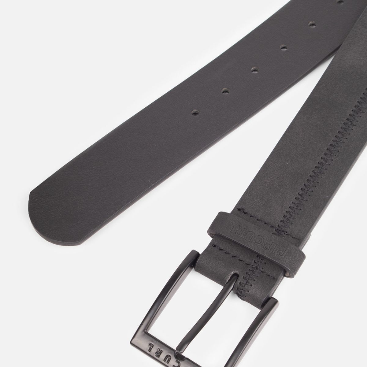 RIP CURL - Cinturon Double Stitch BLK Negro Hombre Rip Curl