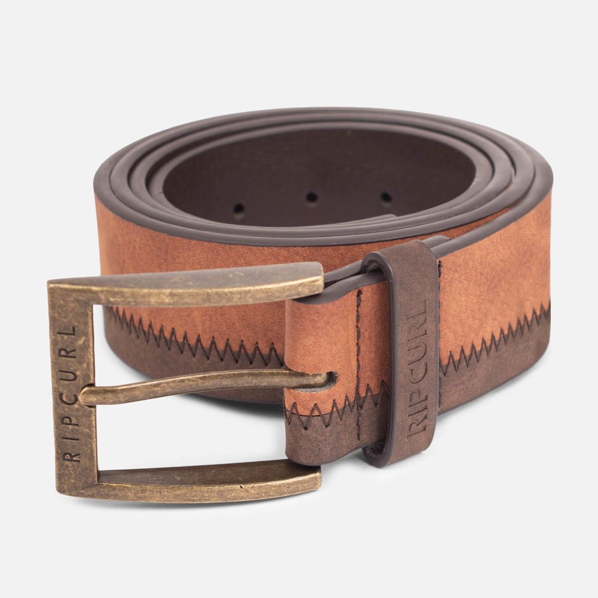 RIP CURL - Cinturon Double Stitch Café Hombre Rip Curl