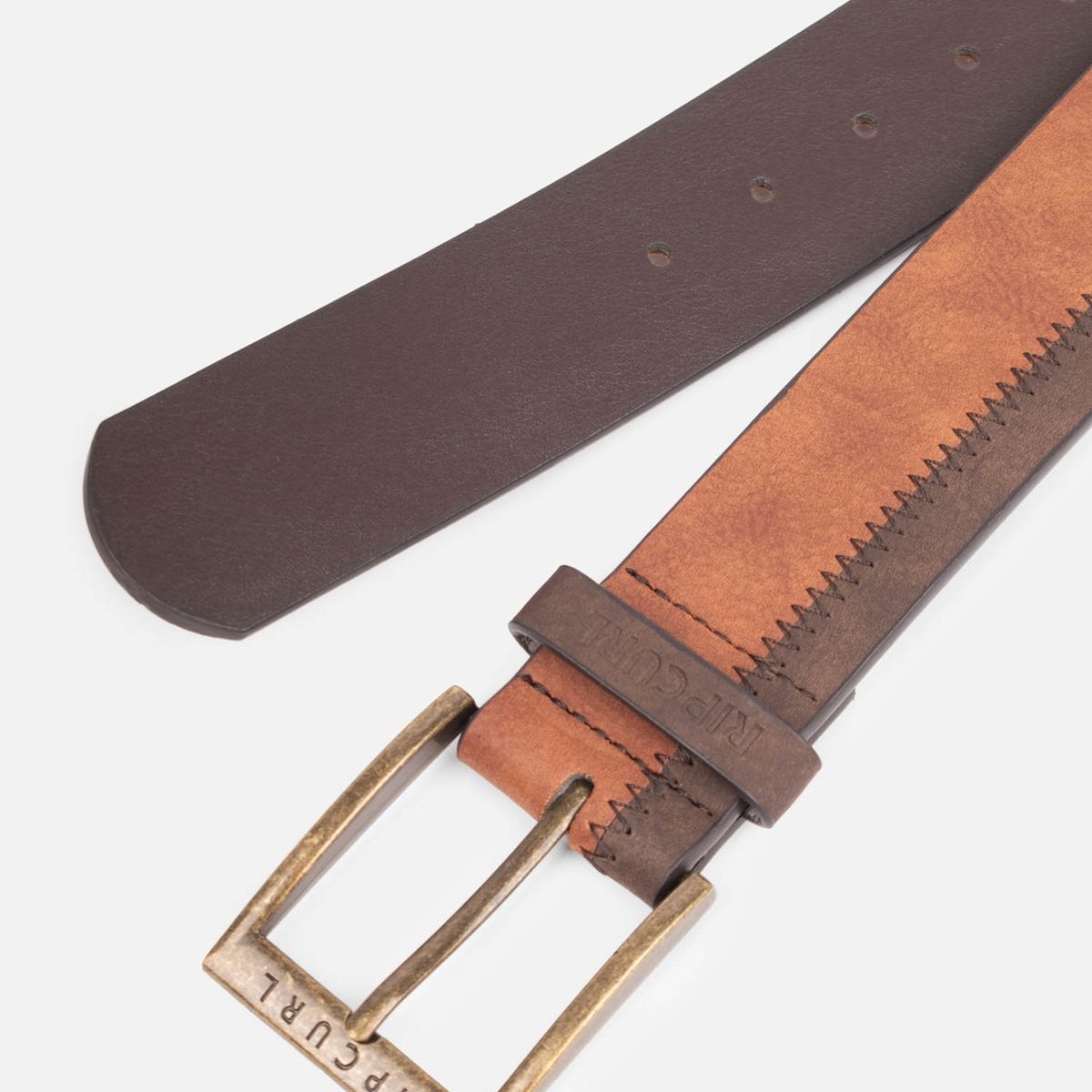 RIP CURL - Cinturon Double Stitch Café Hombre Rip Curl