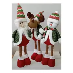 GENERICO - Muñeco navideño patas largas de 55 cm