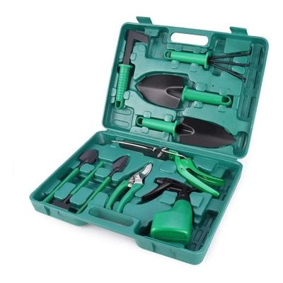 Imagen 2 del producto Kit Herramientas Cuidado De Jardinería Acero Rastrillo Tijera Podar