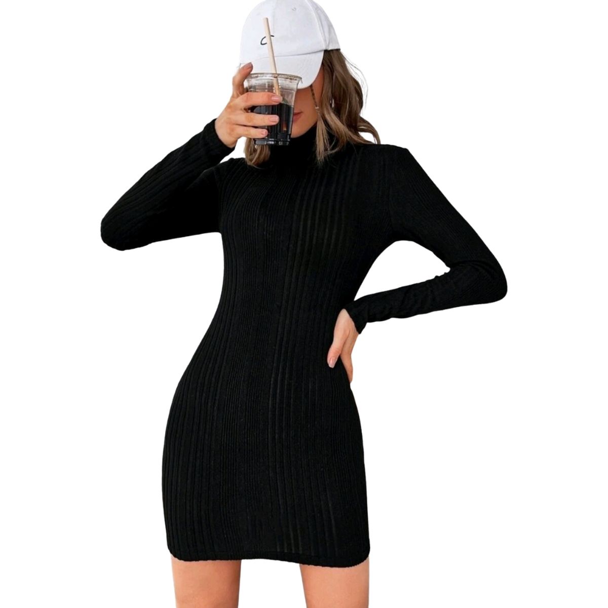 GENERICO - VESTIDO AJUSTADO CORTO IDEAL PARA PRIMAVERA VERANO V057