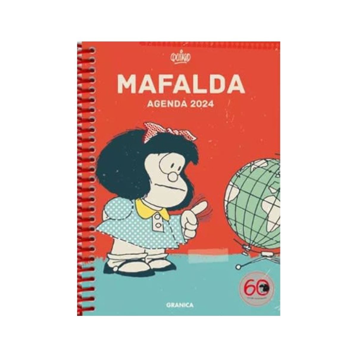 GRANICA - MAFALDA 2024 ANILLADA COLUMNA ROJA