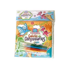 LATINBOOKS - Libro GOTAS MÁGICAS - COLORES DE DINOSAURIOS