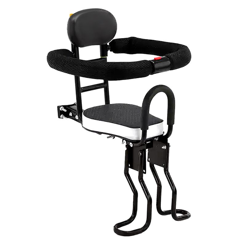 SPORTIME - Asiento de Niño para Bicicleta Ajustable con Mango