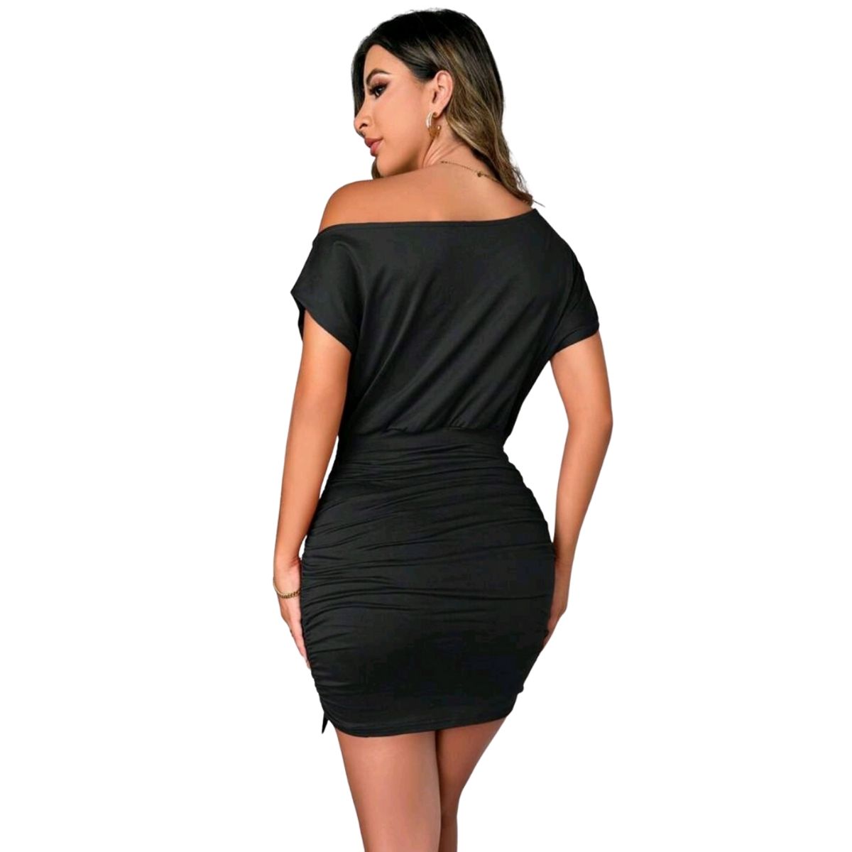 GENERICO - VESTIDO AJUSTADO  MANGA CORTA IDEAL PARA VERANO V070
