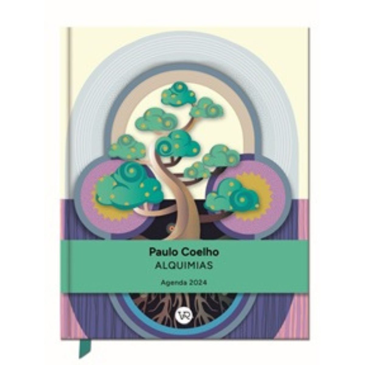 VERGARA Y RIBA - AGENDA PAULO COELHO 2024 - CARTONÉ: ALQUIMIAS ÁRBOL