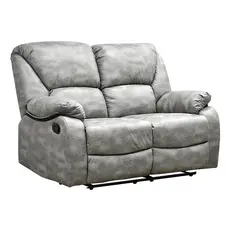 MSA MUEBLES SANTA ANA - SOFA RECLINABLE 2 CUERPOS ROSARIO STEEL