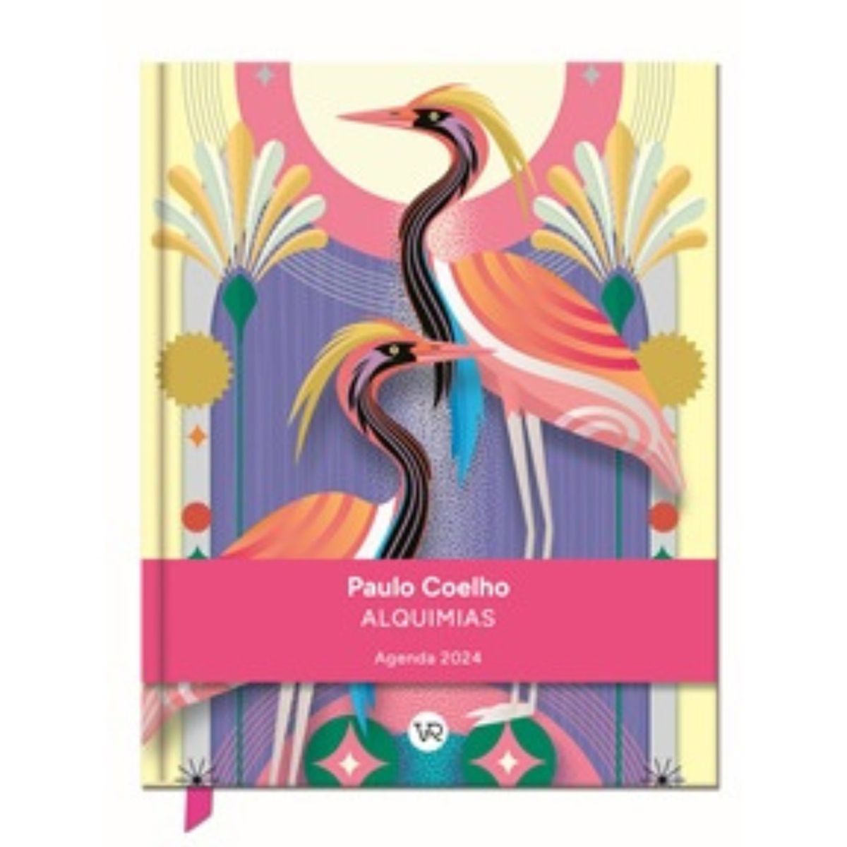 VERGARA Y RIBA - AGENDA PAULO COELHO 2024 - CARTONÉ: ALQUIMIAS FLAMENCOS