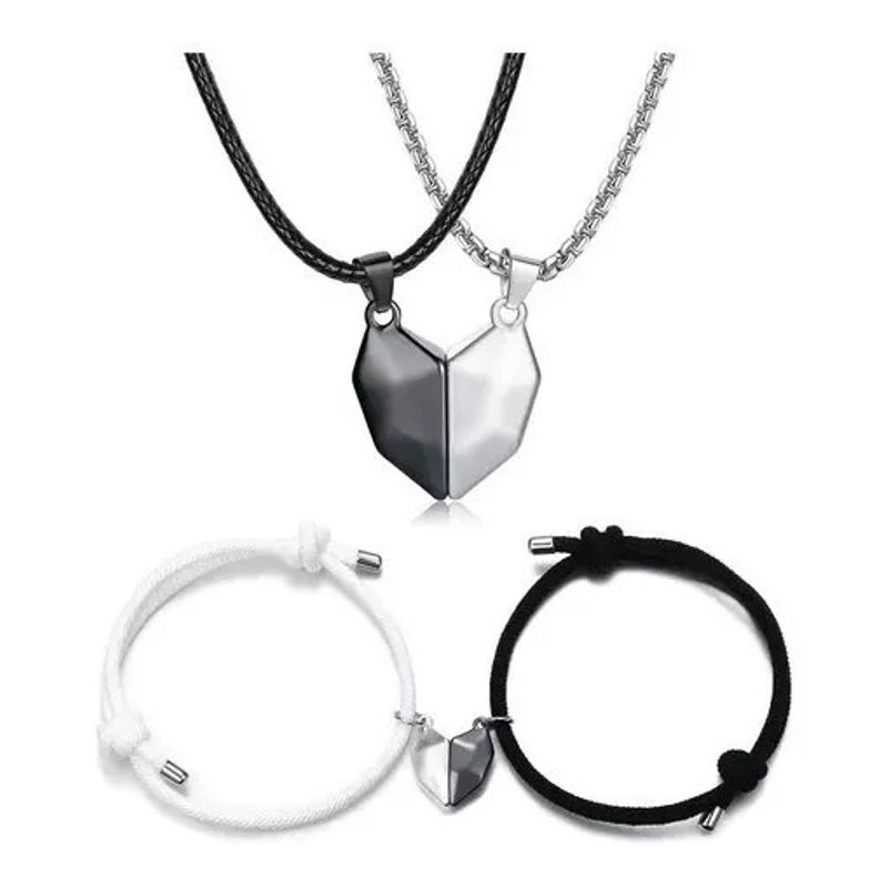 GENERICO - Imán Pareja Amor Collar  Pulsera