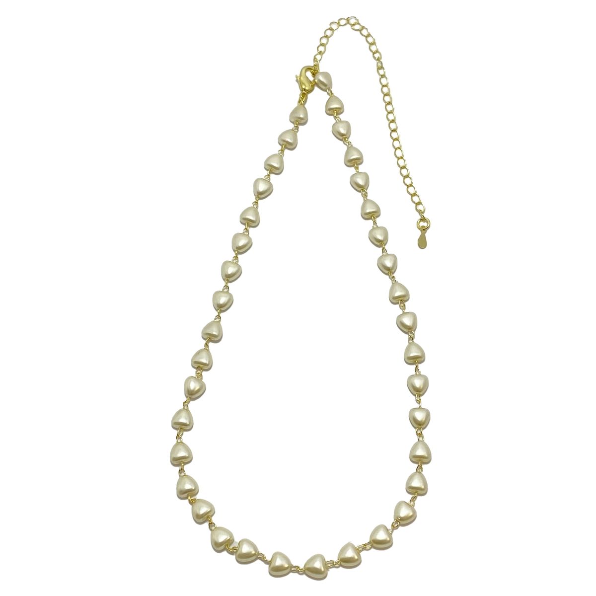 COGGIOLA - Collar Choker Hannah Perla Sintética Enchapado Oro 18K