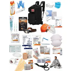 GENERICO - Kit Primeros Auxilios Botiquín Catástrofes naturales Medico