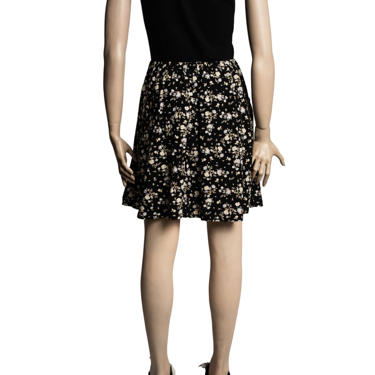 CACAO - Vestido Koral Bitela Escote Asimétrico Negro Cacao