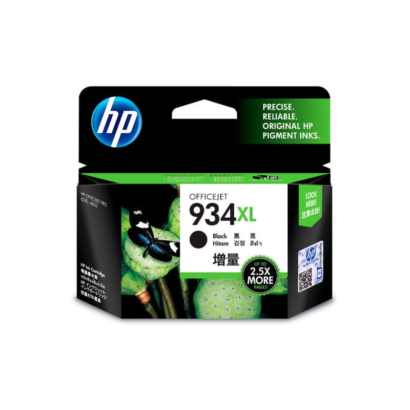 HP - Cartucho de Tinta HP 934XL 1000 páginas Negro HP