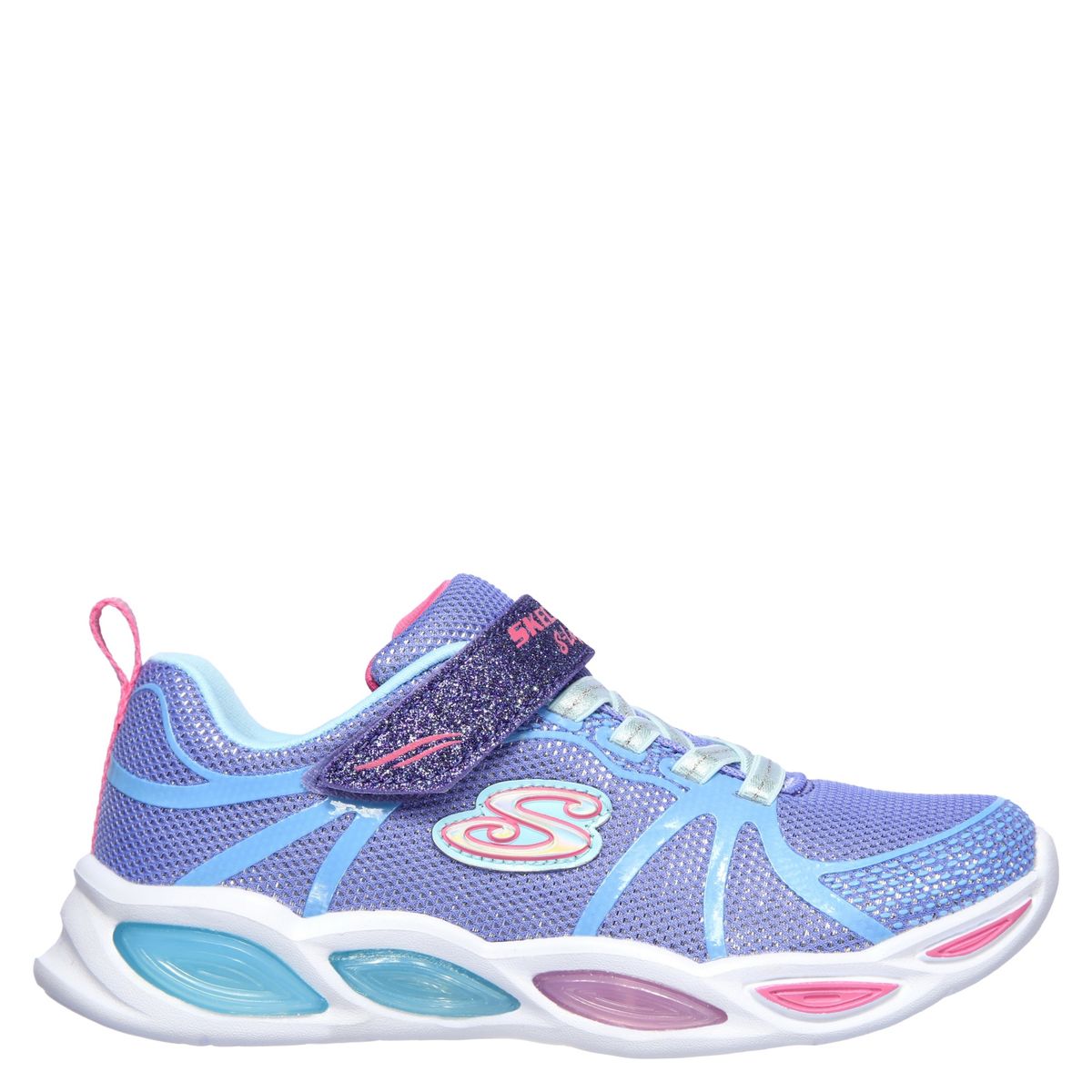 SKECHERS - Shimmer Beams Zapatilla Luces Niña Morada