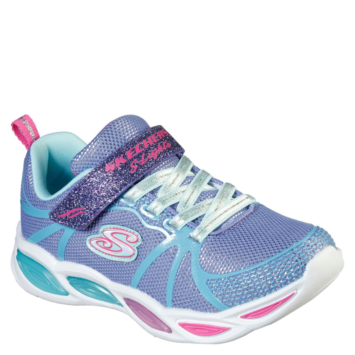 SKECHERS - Shimmer Beams Zapatilla Luces Niña Morada