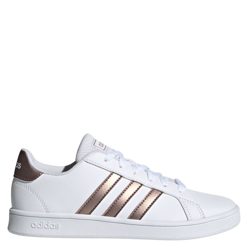 ADIDAS - Grand Court Zapatilla Deportiva Infantil Unisex Blanco (35.5 a 38) Adidas