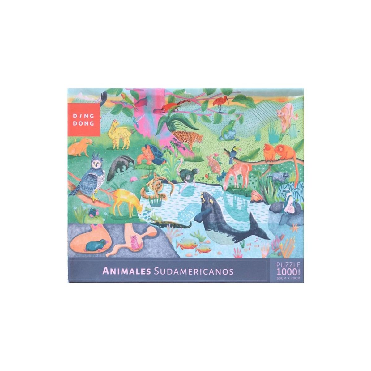 GENERICO - PUZZLE DINGDONG ANIMALES SUDAMERICANOS 1000P